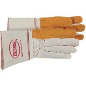  Gauntlet Cuff Chore Gloves   large 2 ply quilted fleece 
