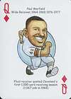 PAUL WARFIELD   Oddball CLEVELAND BROWNS Playing Card