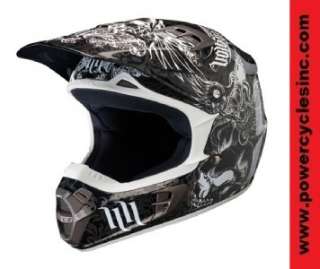 Fox V 2 Hart & Huntington Helmet Blck/Wht Large  