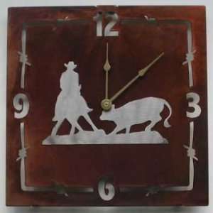  Wall Clock   Cutting Horse