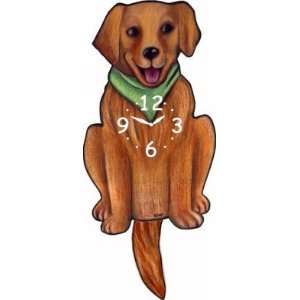 Golden Retreiver Dog Wall Clock for Dog Lovers:  Home 
