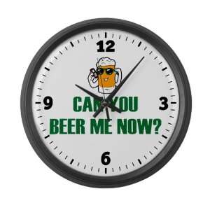  Large Wall Clock Can You Beer Me Now Beer Mug: Everything 