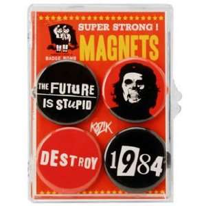  The Future is Stupid 4 PC Magnet Set Toys & Games
