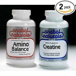 Anabol Naturals Energy Stack Amino Balance 120 caps & Creatine 120 