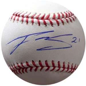  Franklin Gutierrez Autographed Baseball   MCS COA Sports 