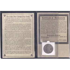 1783 SPANISH 8 REALES Silver Caribbean El Cazador Shipwreck Coin With 