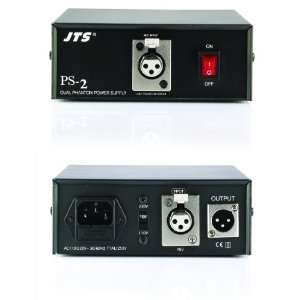  JTS PS 2 Phantom Power Supply Musical Instruments