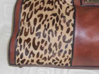 Fossil Vintage Reissue VRI Weekender Cheetah Large Handbag Tote SOLD 