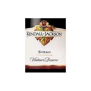  Kendall Jackson Syrah Vintners Reserve 2009 750ML 