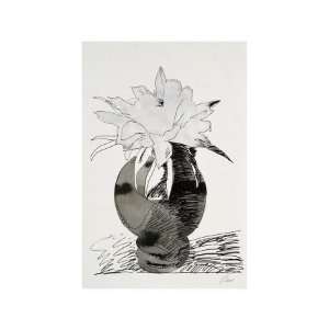   Flower in Black Vase) Giclee Poster Print by Andy Warhol, 12x16 Home