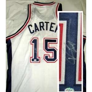 Vince Carter Autographed/Hand Signed New Jersey Nets Jersey