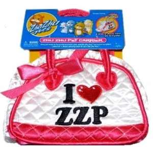  Zhu Zhu Pets Handbag DELUXE Pet Carrier   Pink: Toys 