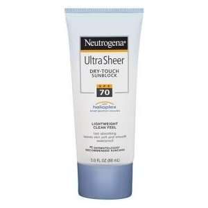   Ultra Sheer Dry Touch Sunblock Spf 70 3oz