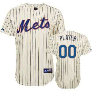   York Mets Majestic Youth  Any Player  Home Ivory/Royal Replica Jersey
