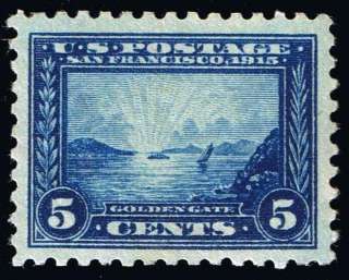 US stamp#403 5c Blue 1914 15 perf. 10 Panama Pacific MNH/OG stamp $ 