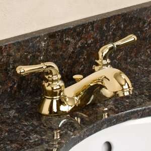  Anoka Centerset Lavatory Faucet   Polished Brass