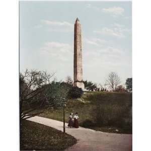  Reprint The Obelisk, Central Park, New York City 1901 