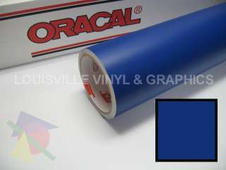 Roll 24 X 10yd King Blue Matte Oracal 631 Removable Wall Art Vinyl 