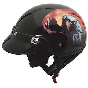  AGV Thunder Half Helmet   Large/Eagle/Canyon Automotive