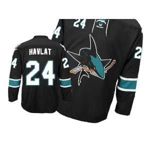 San Jose Sharks jersey #24 Havlat black jerseys size 48 