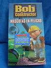 NEW Spanish Video Bob El Contructor Mascotas En Peligro VHS