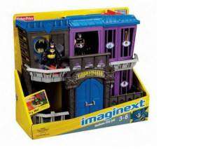   opened ~ Gotham City Jail with Batman and evil villian Bane figures
