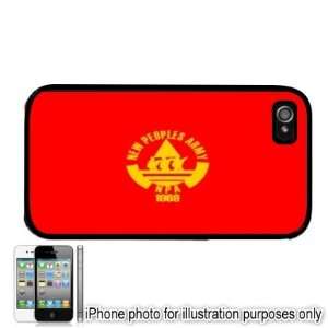  New Peoples Army Flag Apple iPhone 4 4S Case Cover Black 