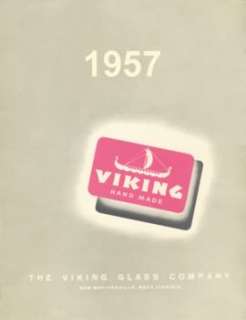 1957 Viking Glass Catalog with Pieces from 1901   1957  