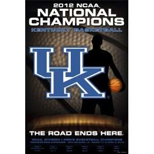 Kentucky Wildcats 2012 NCAA National Champions Final Four Poster 