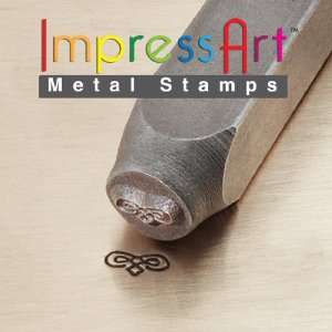  ImpressArt, Metal Jewelry Design Stamp, Flourish C, 6mm 