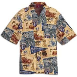  Patriots Lee Mens NFL Originals Camp Shirt: Sports 