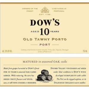  Dows 10 Year Old Tawny Porto NV 750ml Grocery 