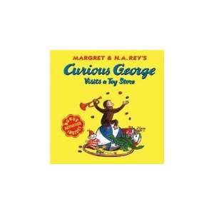  5 CURIOUS GEORGE paperback book set: CURIOUS GEORGE VISITS 