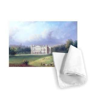  Two Views of Apley Priory (oil on canvas)   Tea Towel 