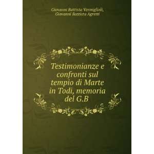   Vermiglioli. (Italian Edition) Giovanni Battista Vermiglioli Books