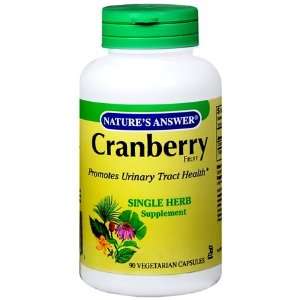   Answer Cranberry Fruit 90 vegetarian capsules