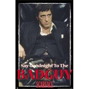  SCARFACE PACINO BAD GUY MOVIE 24 X 36 POSTER 1026