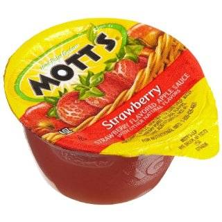  Motts Strawberry Applesauce, 4 ounce Cups (Pack of 72 