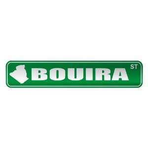   BOUIRA ST  STREET SIGN CITY ALGERIA