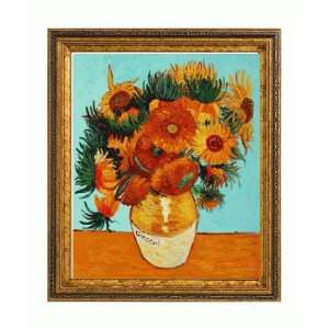 Art Reproduction Oil Painting   Van Gogh Paintings Sunflower Collage 