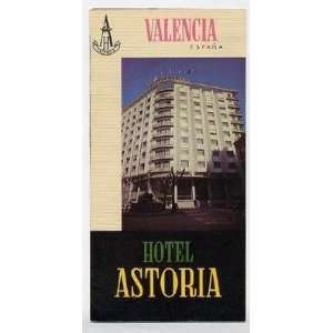  Hotel Astoria Brochure Valencia Spain 1960s Espana 