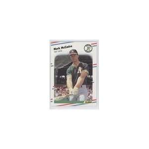  1988 Fleer Glossy #286   Mark McGwire Sports Collectibles