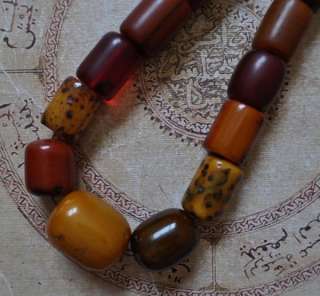   beads simulated amber material phenolic resin total length 43cm master