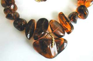 BALTIC AMBER NECKLACE 35 73 GRADUATED POLISHED BEADS  