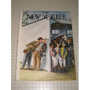   1947 The New Yorker Magazine   Race Horse & Jockey Harold Ross Books