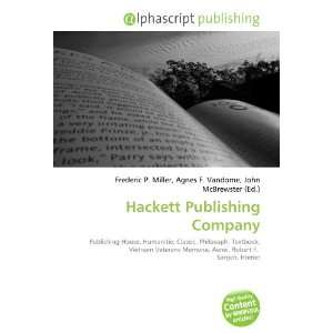  Hackett Publishing Company (9786133618909) Books