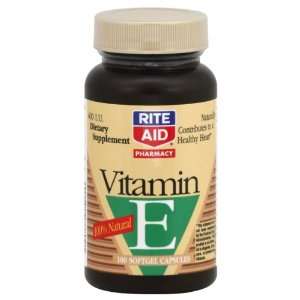  Rite Aid Vitamin E, 100 ea
