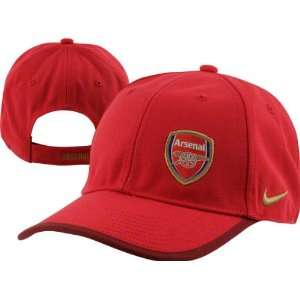  Arsenal Red Nike Core Side Crest Adjustable Hat Sports 