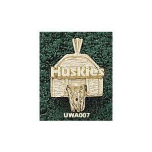  Washington Huskies Solid 10K Gold HUSKIES Backboard 