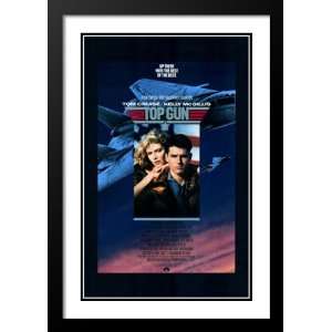  Top Gun Framed and Double Matted 20x26 Movie Poster Tom 